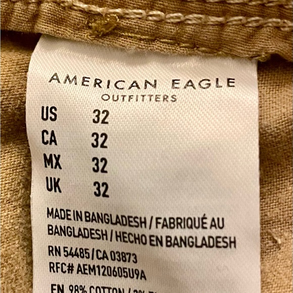 American Eagle men’s next level flex slim size 32 tan shorts - Picture 5 of 6